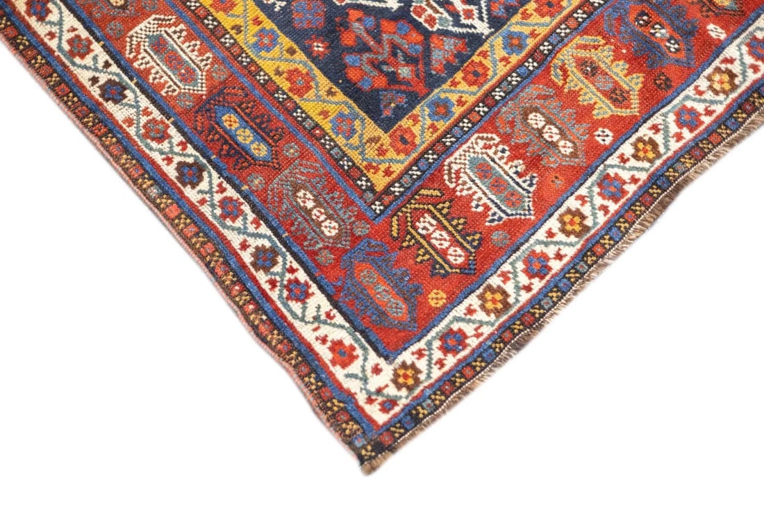 Late 18th Century Antique Persian Khamseh Rug 5'3'' x 9'6'' - 5
