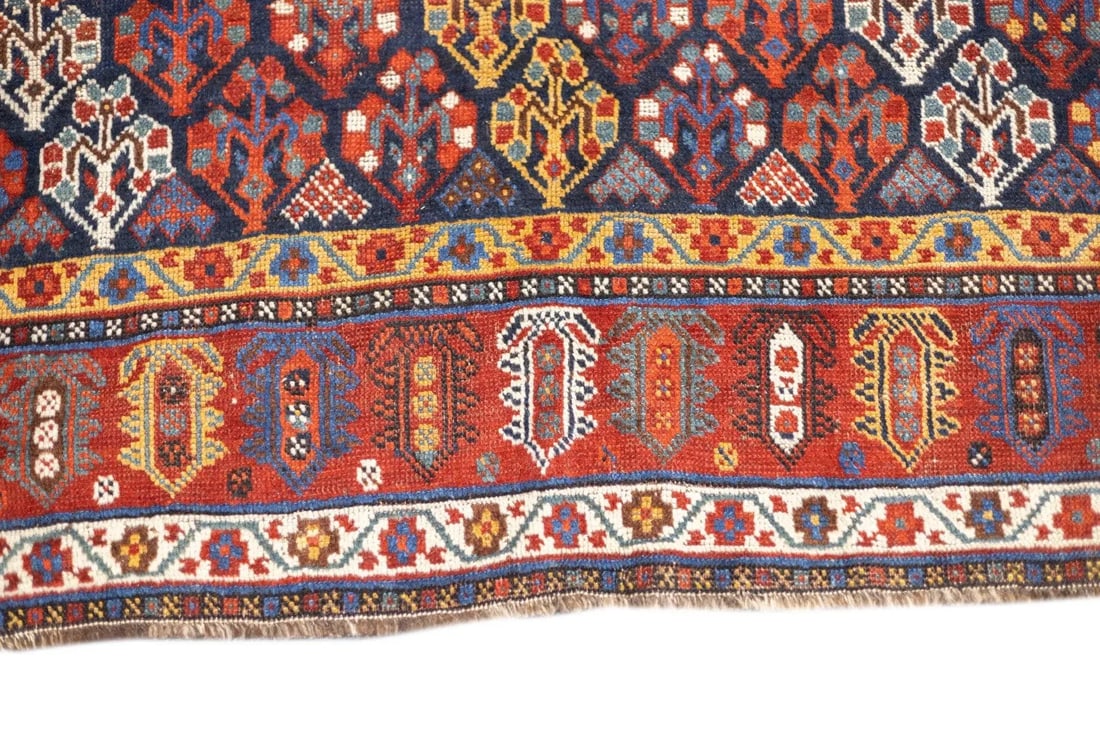 Late 18th Century Antique Persian Khamseh Rug 5'3'' x 9'6'' - 6