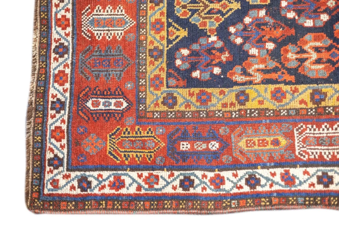 Late 18th Century Antique Persian Khamseh Rug 5'3'' x 9'6'' - 7