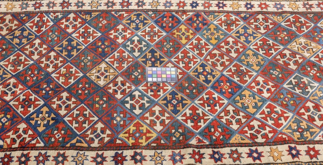 Late 18th Century Antique Caucasian Kazak Rug 3'9'' x 7'2'' - 4
