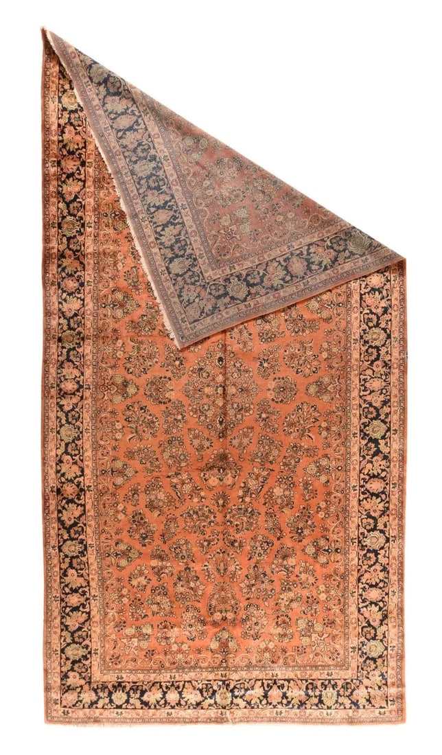 Antique Sarouk Rug 8'11'' x 17'8'' - 2