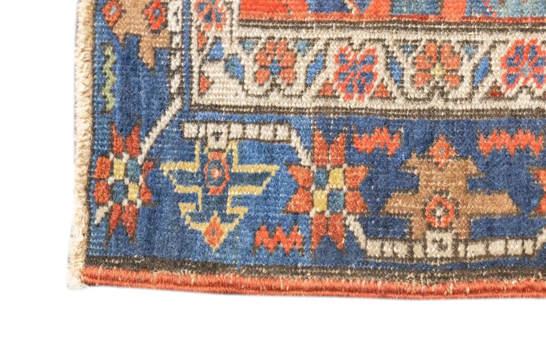 Antique Persian Heriz Rug 3'10'' x 4'5'' - 9