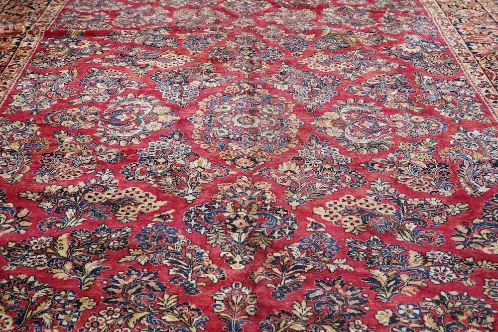 Antique Sarouk Rug 11'3'' x 18'1'' - 11
