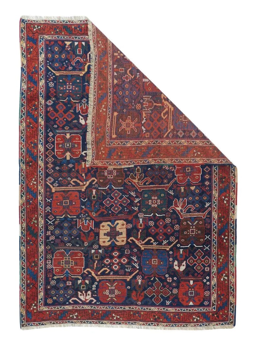 Late 18th Century Antique Afshar Rug 4'1'' x 5'8'' - 3