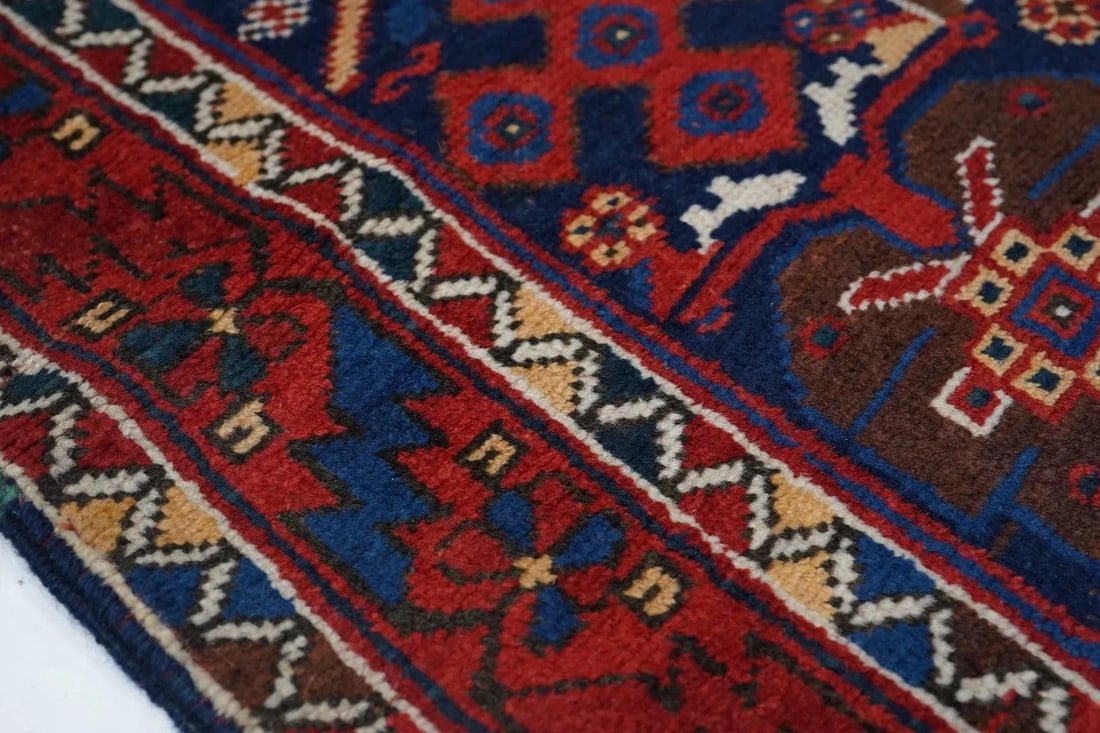 Late 18th Century Antique Afshar Rug 4'1'' x 5'8'' - 5