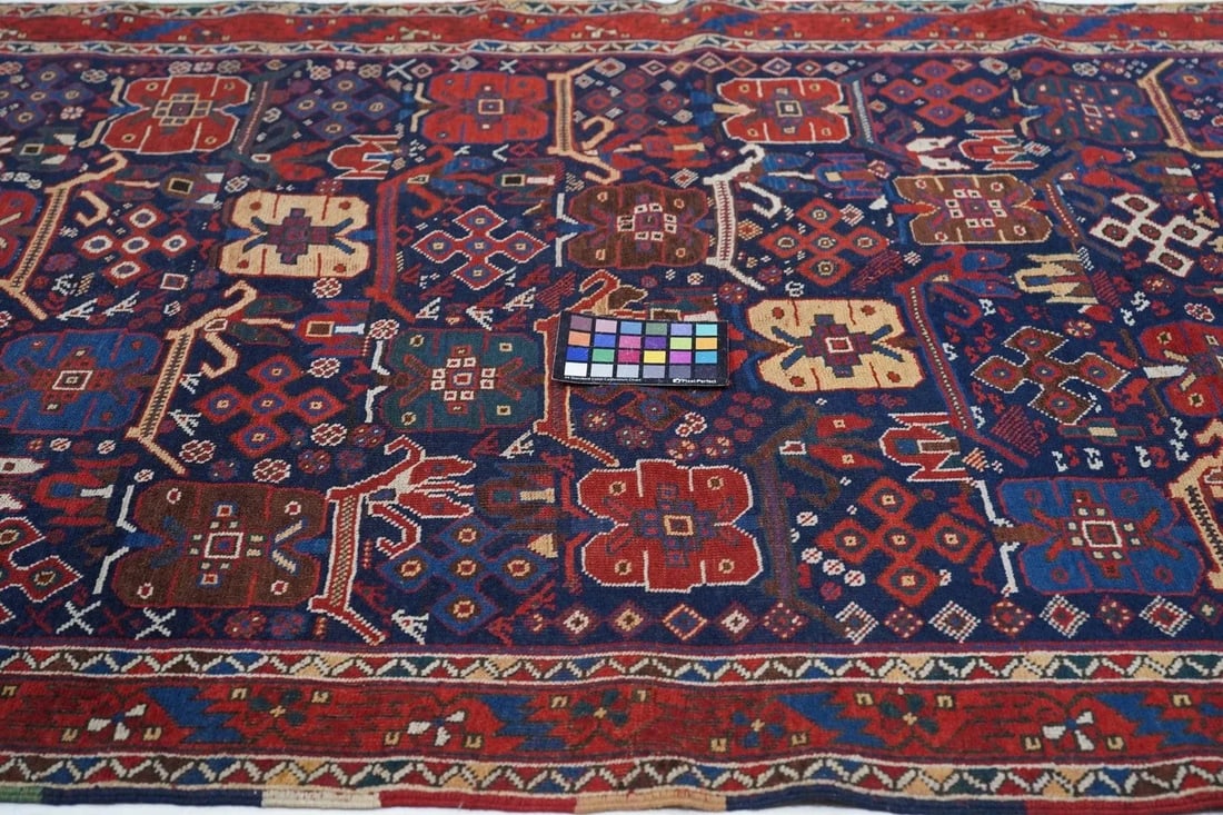 Late 18th Century Antique Afshar Rug 4'1'' x 5'8'' - 9