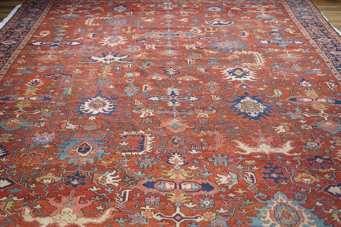 Fine Antique Serapi Rug 11'5'' X 17'10'' - 11
