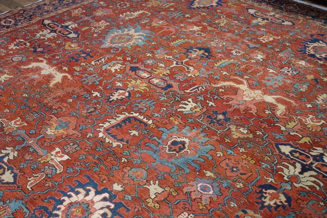 Fine Antique Serapi Rug 11'5'' X 17'10'' - 2
