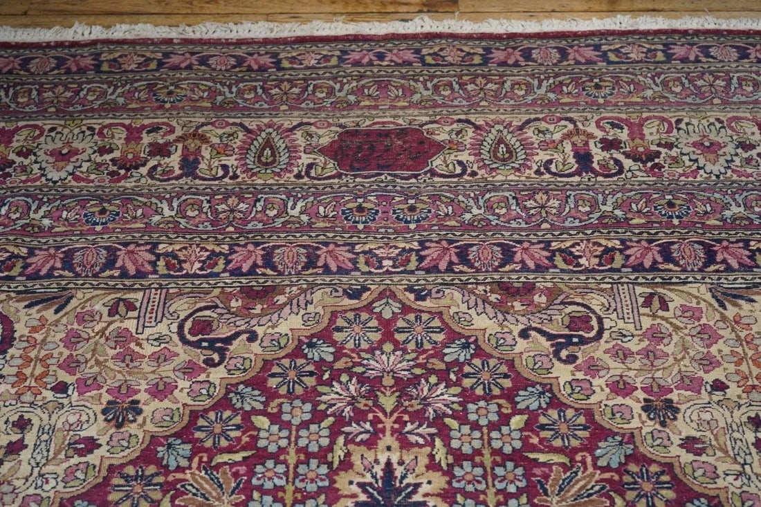 Late 19th Century Antique Lavar Kerman Rug 9'11'' x 15'10'' - 3