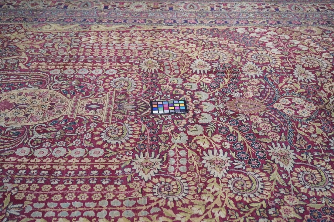 Late 19th Century Antique Lavar Kerman Rug 9'11'' x 15'10'' - 4