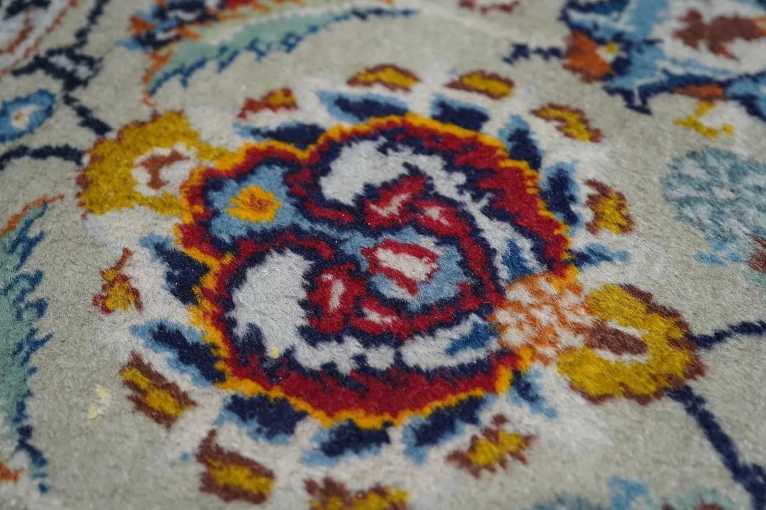 1960s Vintage Kashan Rug 10'8'' x 15'3'' - 11