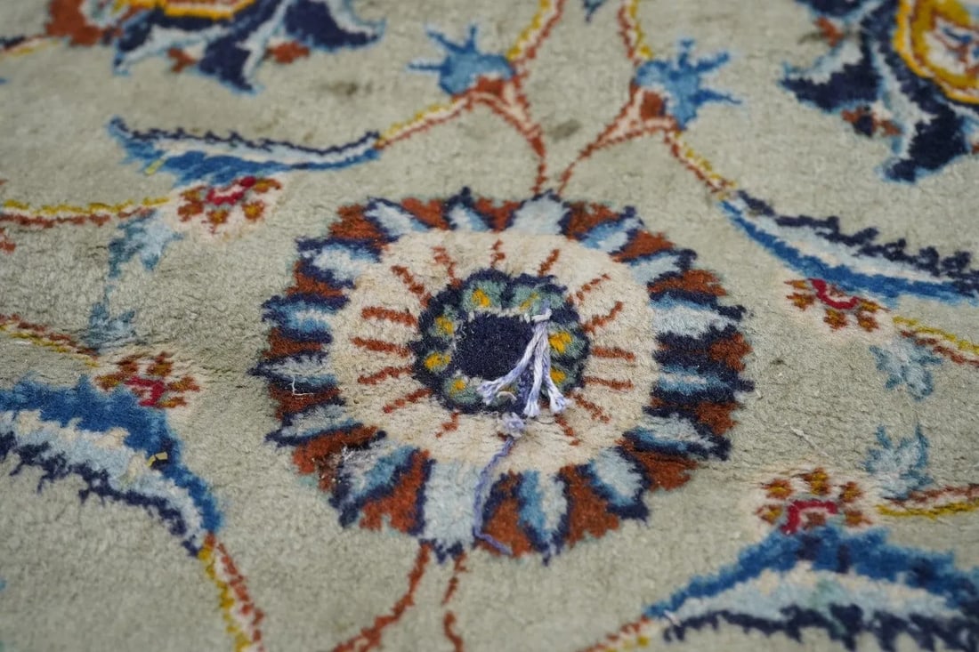1960s Vintage Kashan Rug 10'8'' x 15'3'' - 12