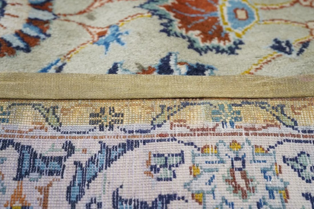 1960s Vintage Kashan Rug 10'8'' x 15'3'' - 5
