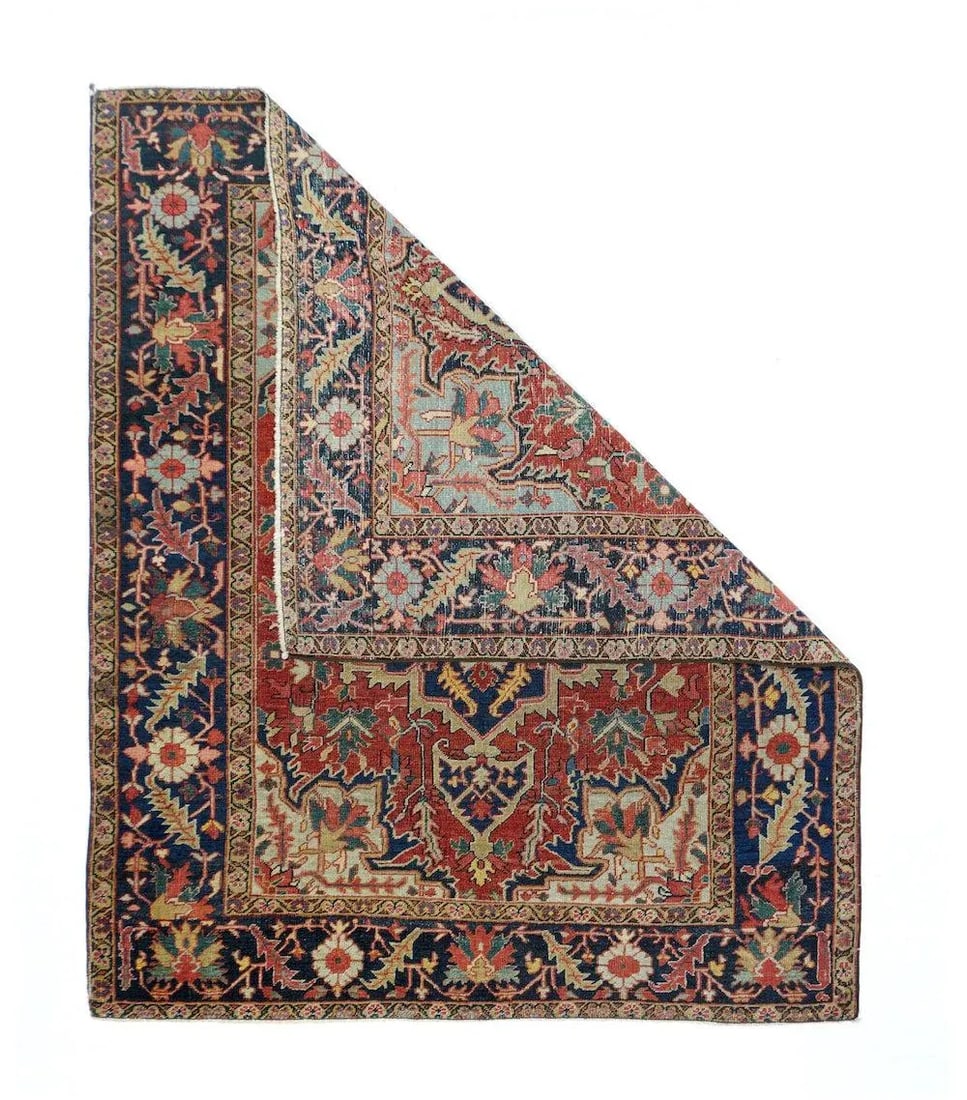 Antique Serapi Rug 4'10'' x 6'0'' - 5