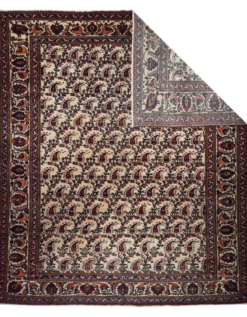 Vintage Bakhtiari Rug 11'10'' X 14'0'' - 2