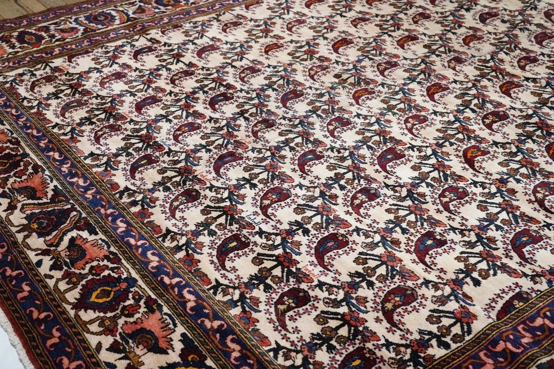 Vintage Bakhtiari Rug 11'10'' X 14'0'' - 5