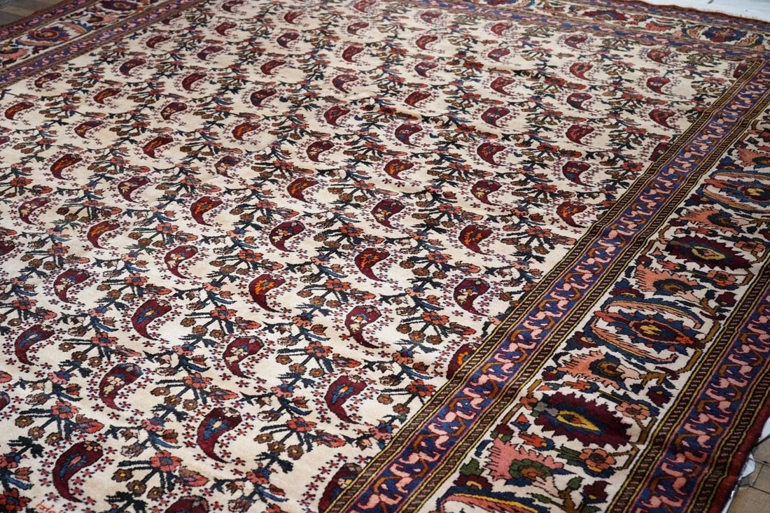 Vintage Bakhtiari Rug 11'10'' X 14'0'' - 6
