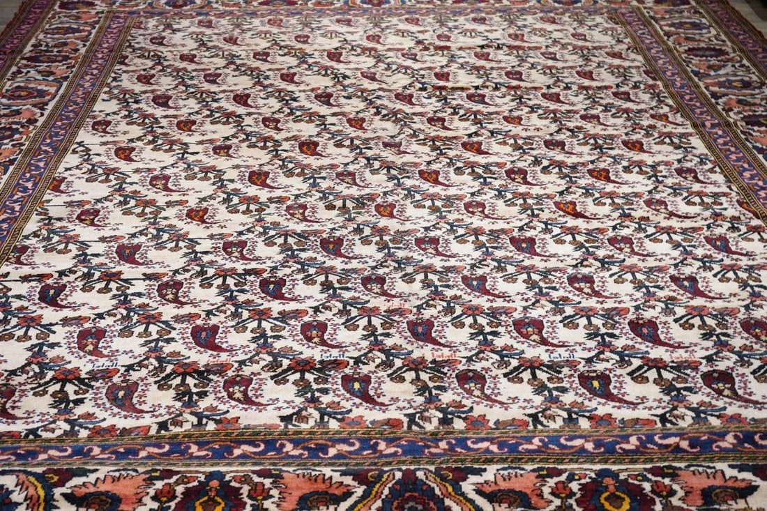 Vintage Bakhtiari Rug 11'10'' X 14'0'' - 8