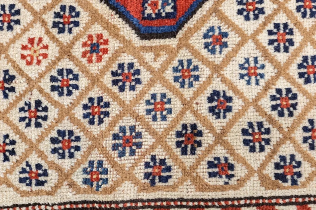 Antique Persian Qashqai Rug 3'4'' x 5'3'' - 11