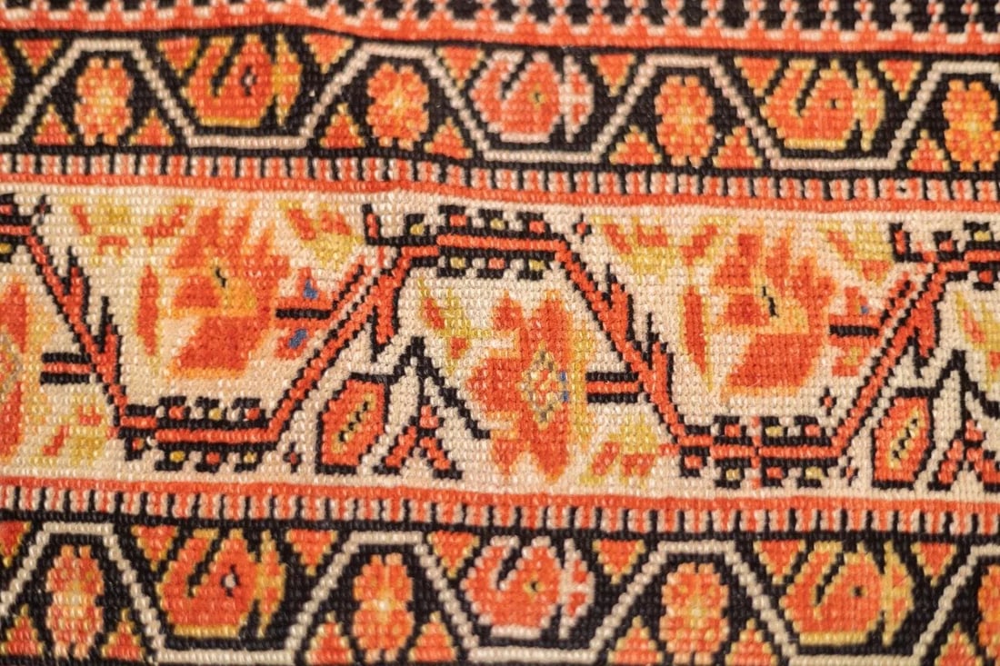 Late 18th Century Antique Persian Farahan Rug 4'2'' x 6'6'' - 4