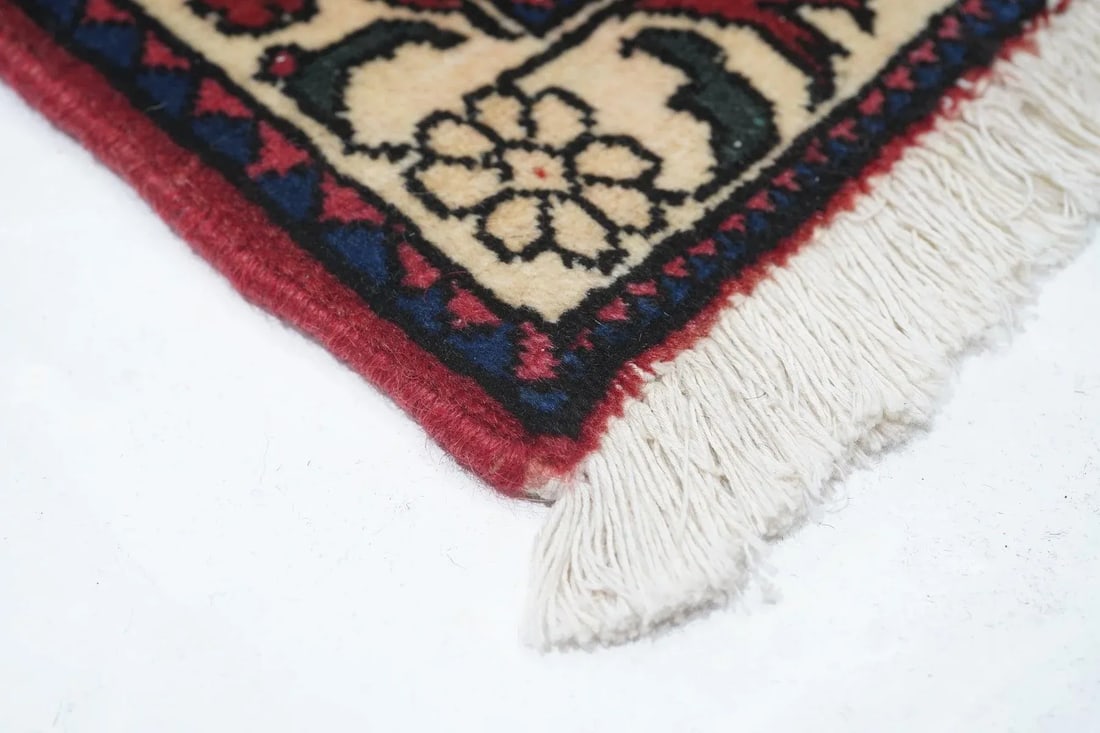 1960s Vintage Bidjar Rug 3'5'' x 4'9'' - 3