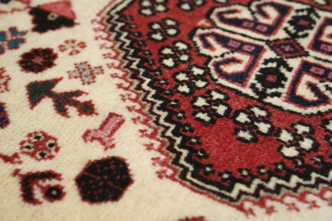 1960s Vintage Bidjar Rug 3'5'' x 4'9'' - 4