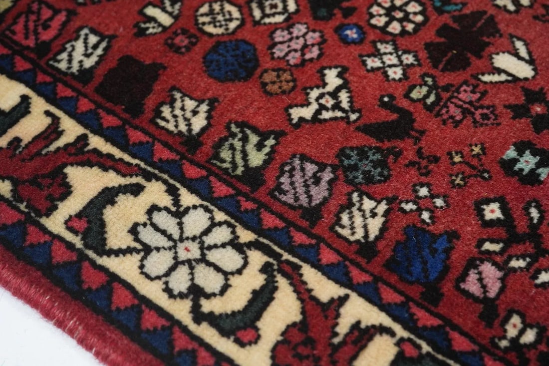 1960s Vintage Bidjar Rug 3'5'' x 4'9'' - 5