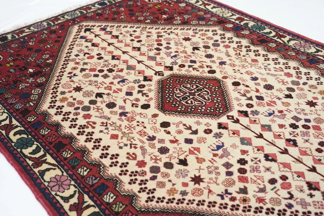 1960s Vintage Bidjar Rug 3'5'' x 4'9'' - 7