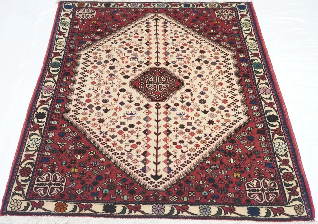 1960s Vintage Bidjar Rug 3'5'' x 4'9'' - 9