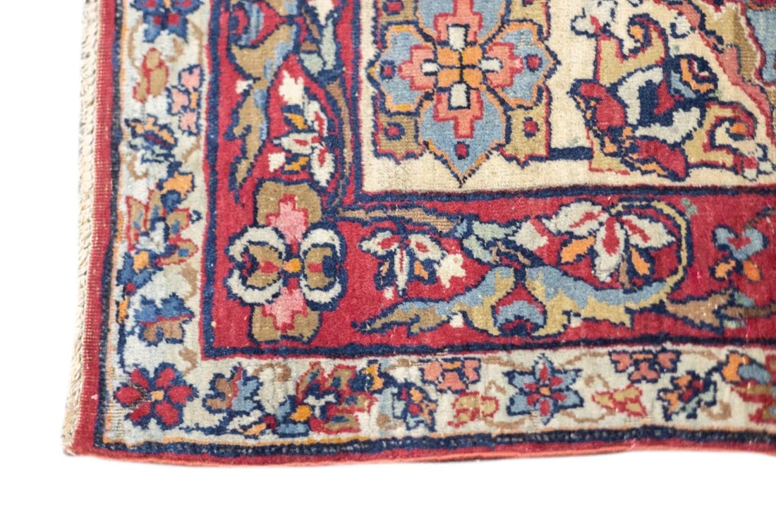 Late 18th Century Antique Persian Lavar Kerman Rug 4'6'' x 7'7'' - 10