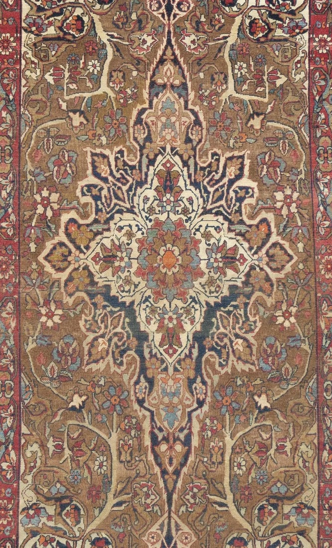 Late 18th Century Antique Persian Lavar Kerman Rug 4'6'' x 7'7'' - 6