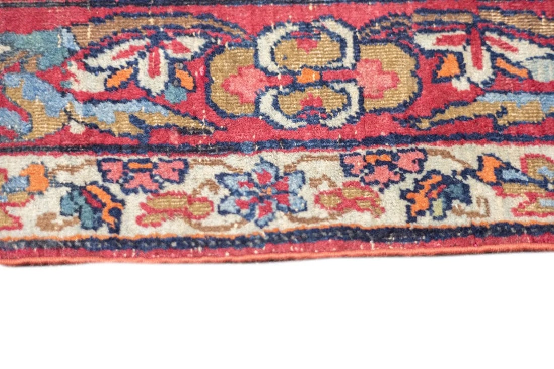Late 18th Century Antique Persian Lavar Kerman Rug 4'6'' x 7'7'' - 8