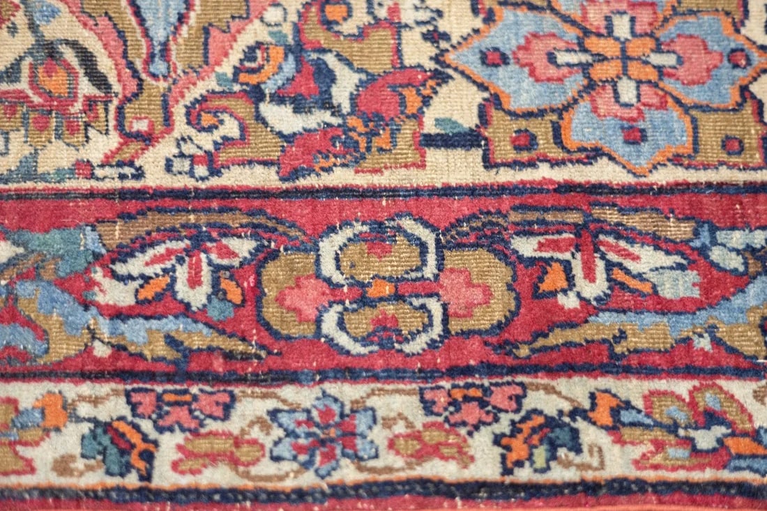 Late 18th Century Antique Persian Lavar Kerman Rug 4'6'' x 7'7'' - 9
