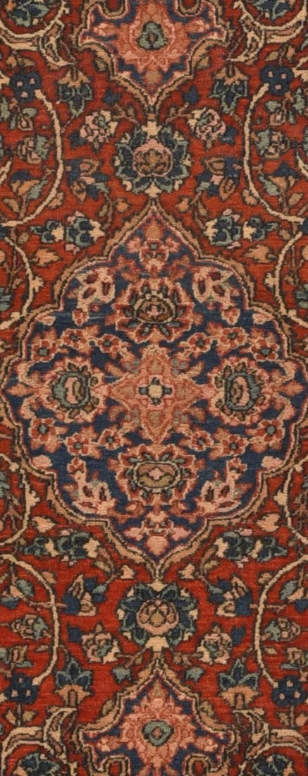 Antique Isfahan Rug 3'4'' x 4'11'' - 3