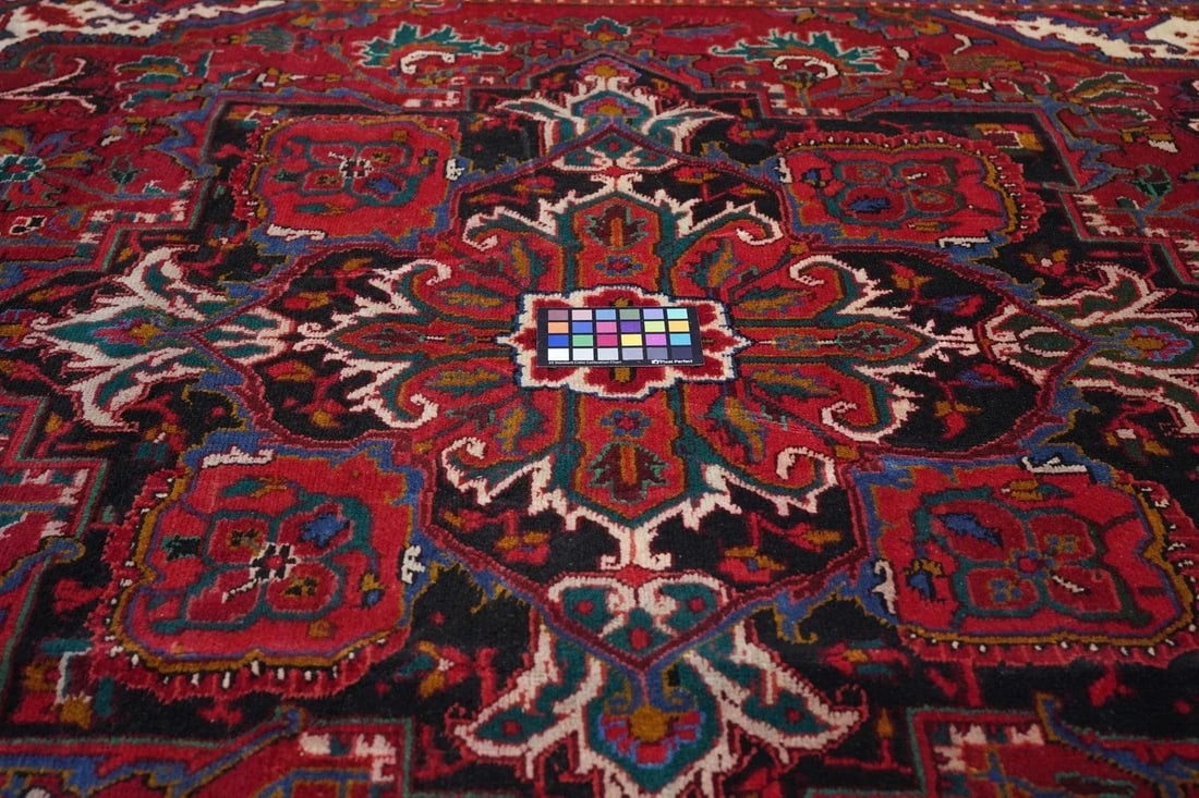Vintage Heriz Rug 8'0'' X 11'6'' - 12