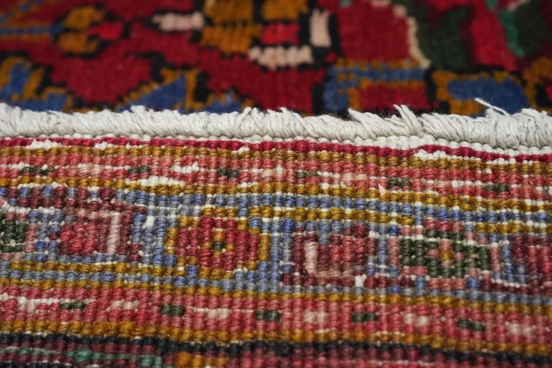 Vintage Heriz Rug 8'0'' X 11'6'' - 4