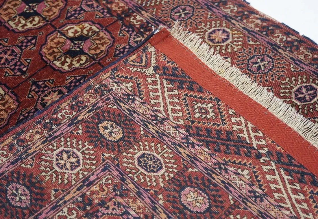 Antique Turkmen Rug 3'8'' x 5'10'' - 3