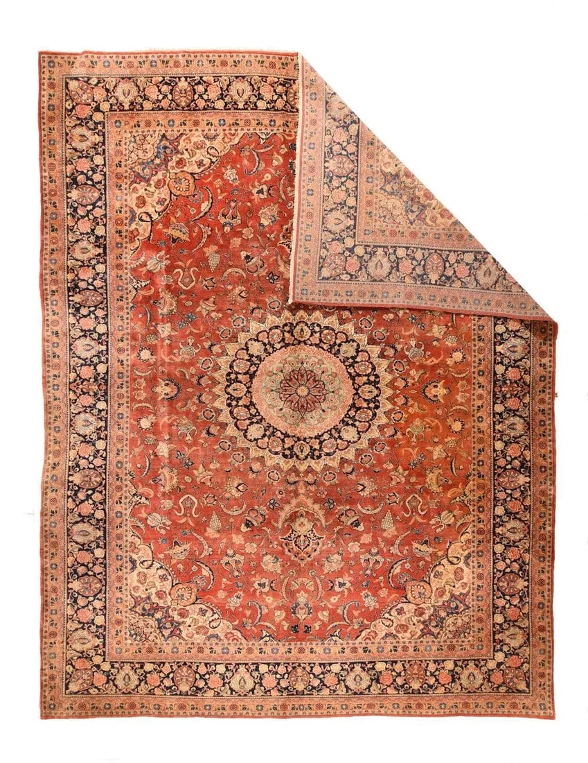 Vintage Sarouk Rug 10'0'' X 13'0'' - 2