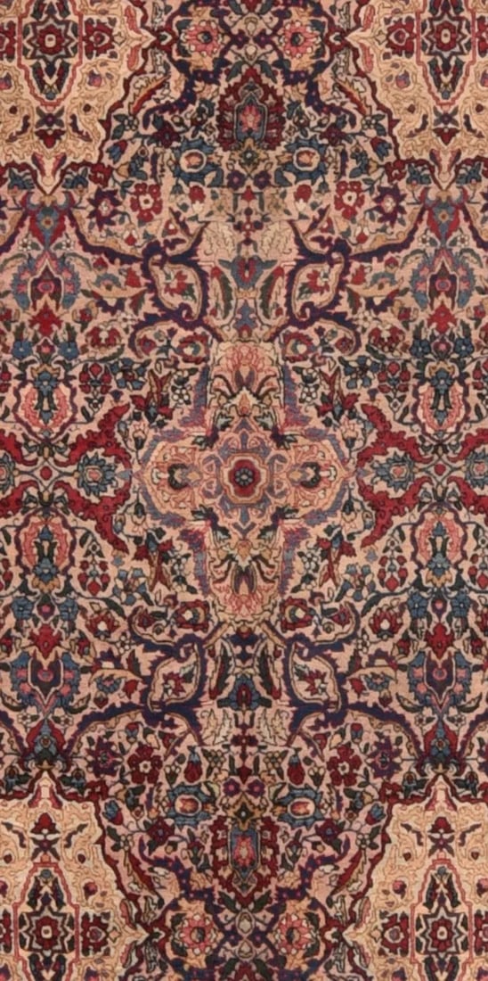 Late 18th Century Antique Lavar Kerman Rug 8'11'' x 11'11'' - 3
