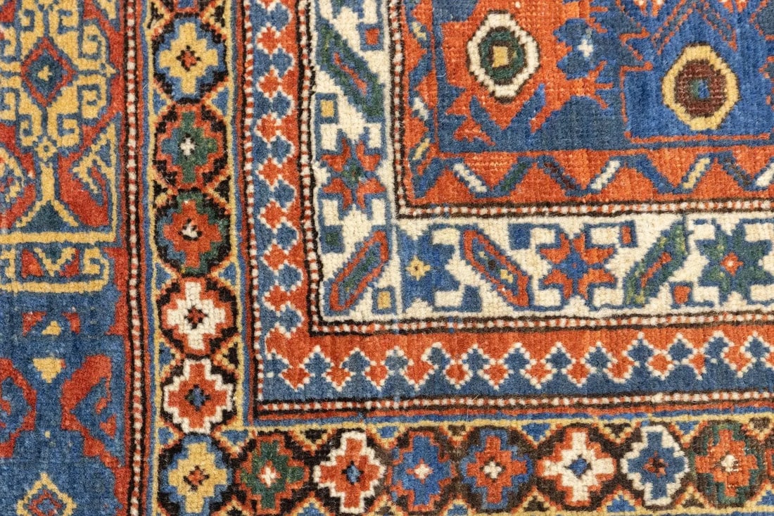 Antique Caucasian Shirvan Rug 4'7'' x 6'6'' - 4
