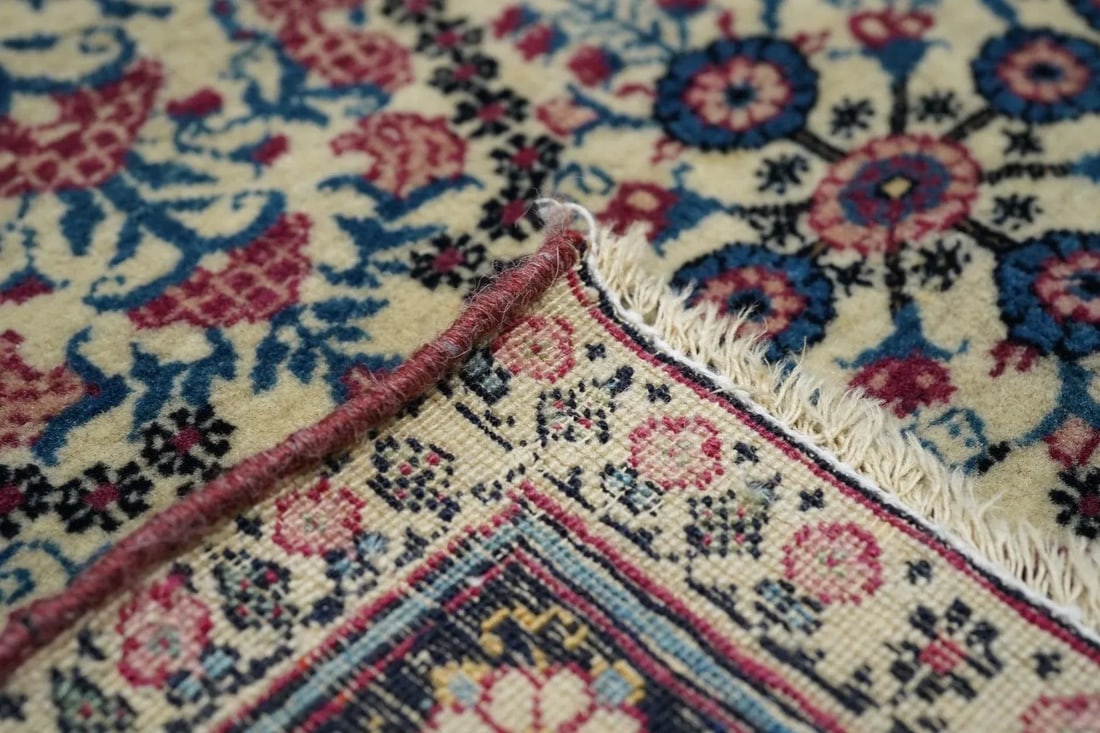 Late 18th Century Antique Persian Tehran Rug 4'3'' x 6'9'' - 6