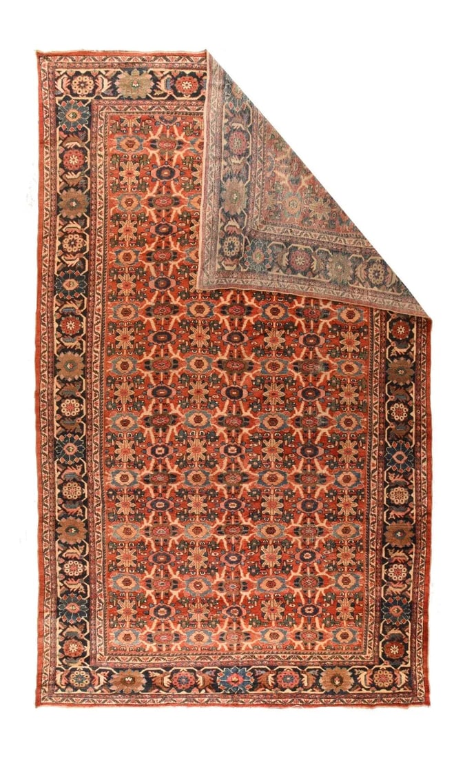 Antique Mahal Rug 10'6'' x 17'8'' - 2