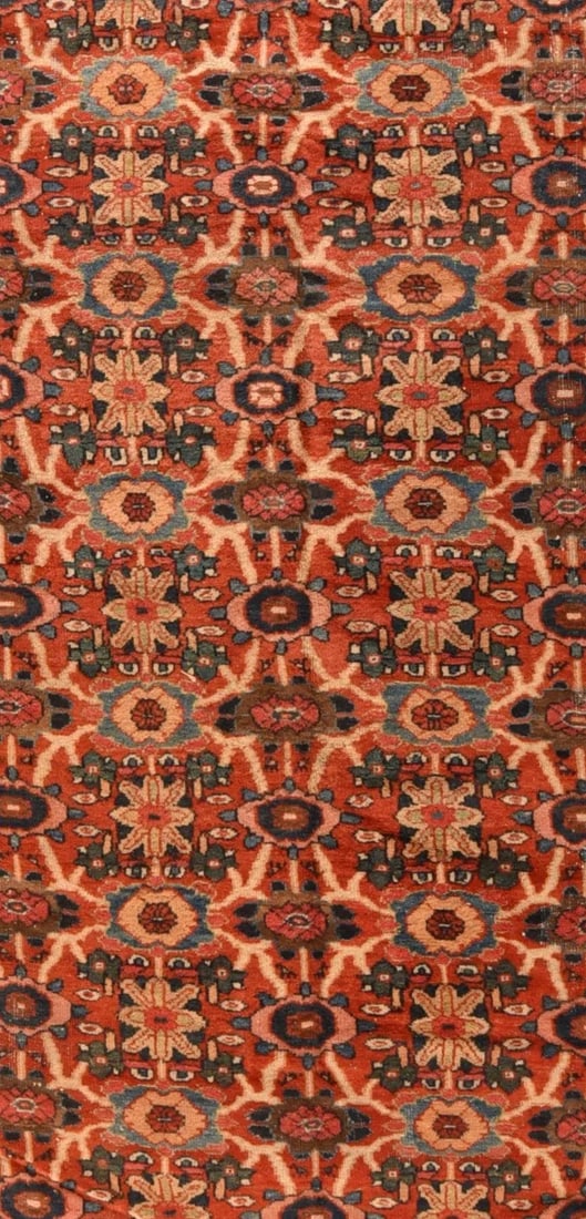 Antique Mahal Rug 10'6'' x 17'8'' - 3