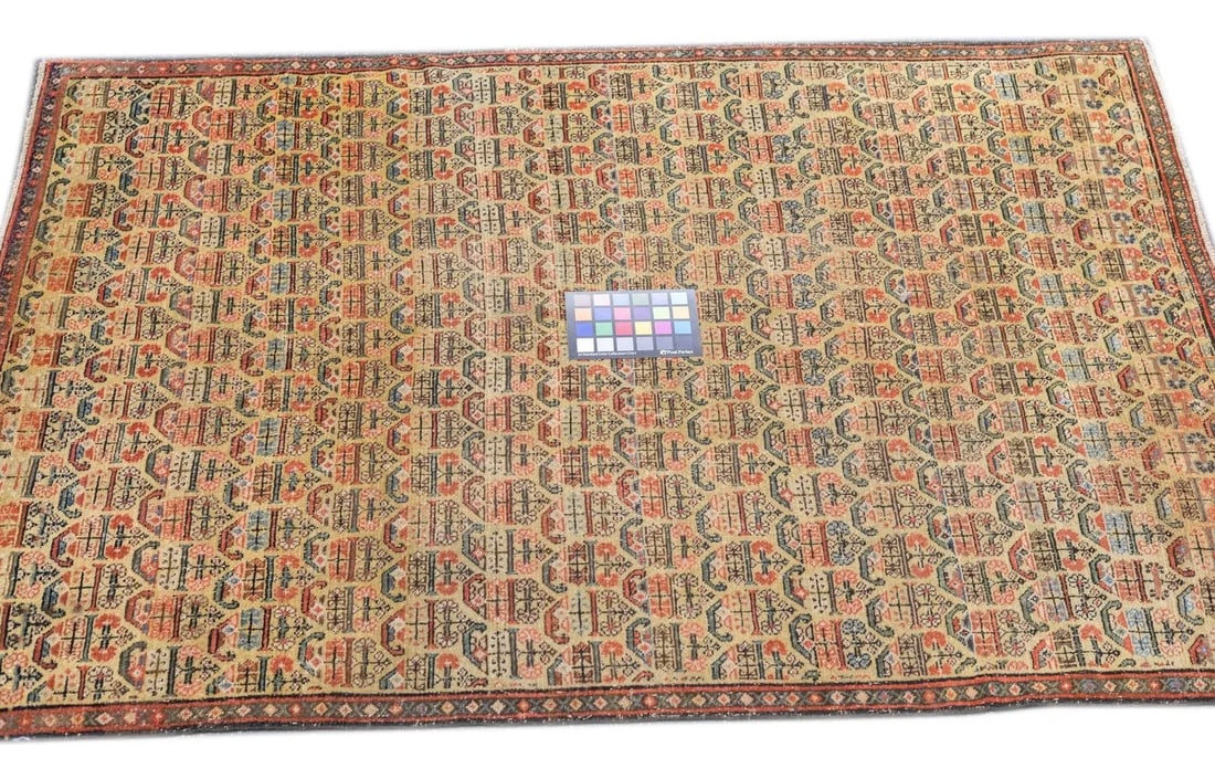 Late 18th Century Antique Persian Farahan Rug 3'3'' x 4'9'' - 11