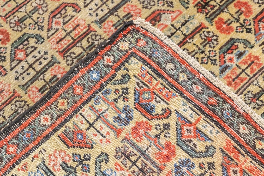 Late 18th Century Antique Persian Farahan Rug 3'3'' x 4'9'' - 3