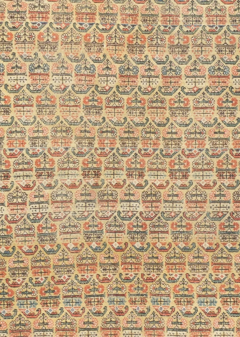 Late 18th Century Antique Persian Farahan Rug 3'3'' x 4'9'' - 5