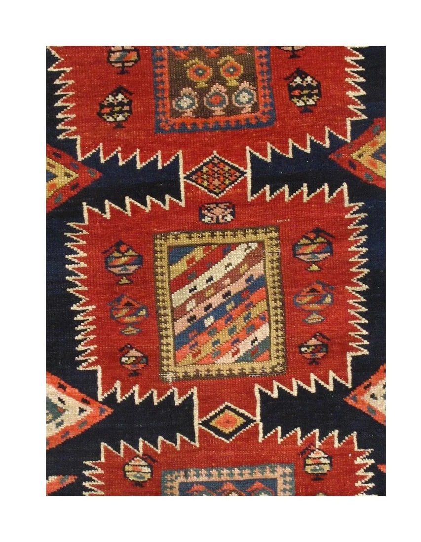 Antique Shirvan Rug 3'5'' x 4'7'' - 3
