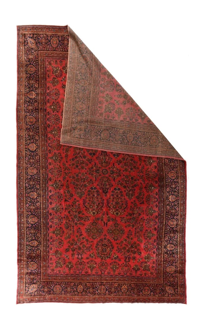 Antique Kashan Rug 10'1'' x 16'0'' - 2