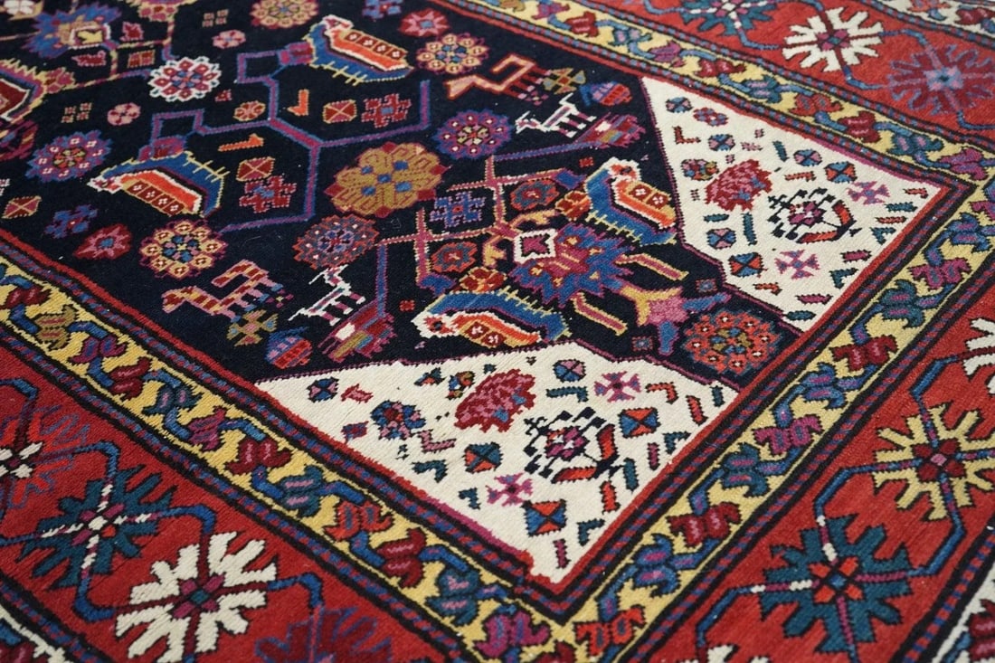 Late 18th Century Antique NW Persian Rug 3'10'' x 9'1'' - 10