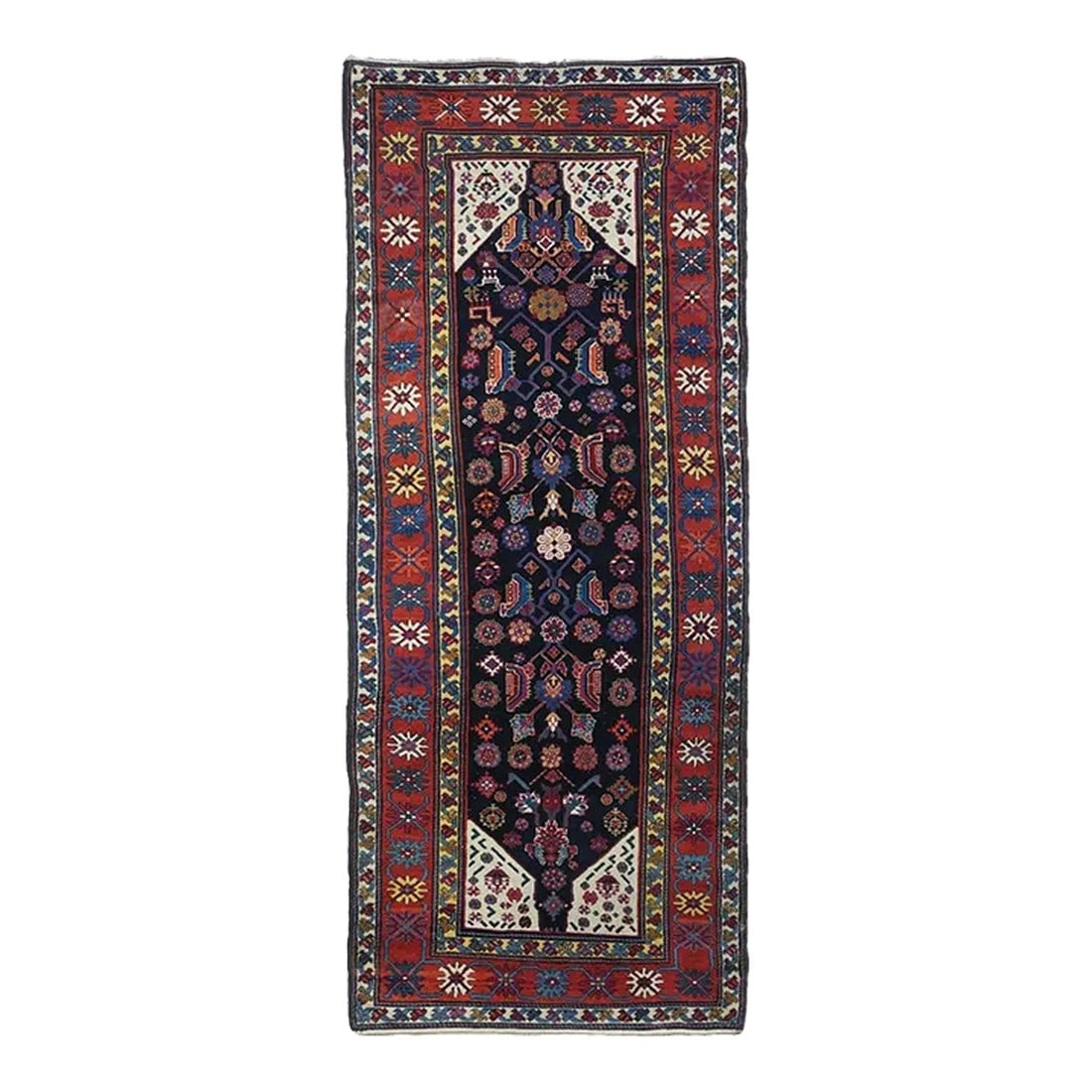 Late 18th Century Antique NW Persian Rug 3'10'' x 9'1'' (1 of 12)